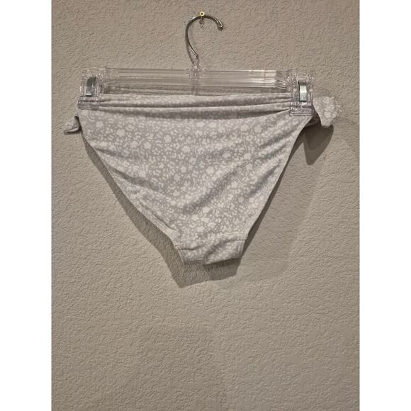 Nordstrom Little Girls Floral Tie Front Fully lined Bikini Set Size 10 White - Picture 5 of 7